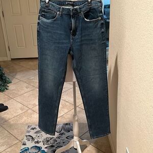 Everlane Men's 31x30 Tapered Straight Leg Jeans Medium Wash Distressed Denim New